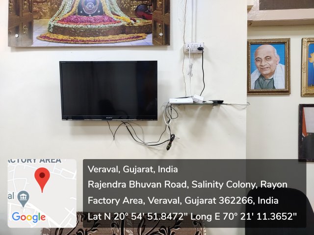 T.V @ Hon. V.C. Sir Office Photo